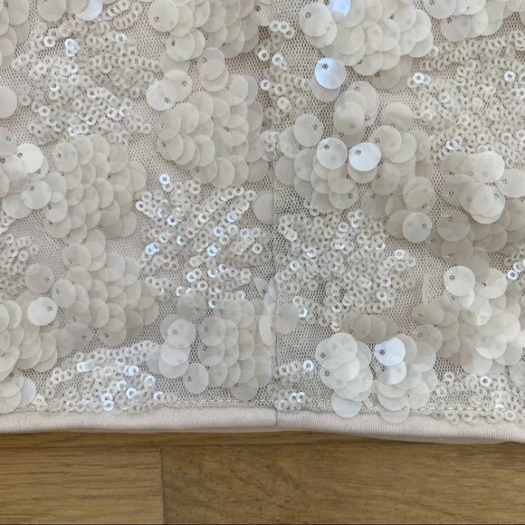 SOLD Forever 21 Nude Blush Sequin Spaghetti Strap Dress - Picture 8 of 8